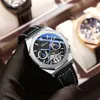 Autres appareils portables CHENXI Montre Mécanique Automatique Pour Hommes Tourbillon Montres Étanches Bracelet En Cuir De Luxe Hommes D'affaires Montre Livraison Gratuite x0821