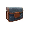 Flap Crossbody tas dames handtassen portemonnee dames canvas lederen schoudertassen klassieke letter zilveren hardware verstelbare riem mobiele telefoon pocket clutch wallets