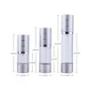 10 stcs 15 ml kleine mini lege folie dop toner parfum geperste roterende navulbare airless cosmetische fles monster make -upcontainers qjsel