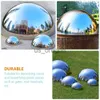 Other Home Decor Garden Reflector Mirror Spheres Gazing Hollow Globe Balls Decorative Reflective x0821