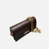 Designer Chain Bag Wallet OnChainLily Gold-color hardware Flap closure Removable Chain M82509