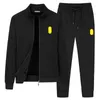 Mens Tracksuits Mesn Tracksuits Veet Polo Zipper Jacket Lång ärm Huven Tjock designer Mens Tracksuit Overdimased Loose Woman Woman Piece Stor storlek M-5XL