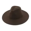 Breda Brim Hats Bucket Hat Fedoras 95 cm Big Women Winter Men Cowboy Felted For Street Band Fedora Sombreros de Mujer 230821
