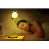 Tafellampen cartoon dimable led nachtlicht DC 5V USB oplaadbaar bedlamp baby kinderen kinderen cadeau voor slaapkamer leven