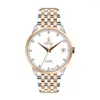 Wristwatches Polo Club High Luxury Watch For Men Move Movement Movement Classic مع Diamonds Inside Calendar Display PL253