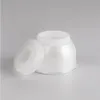 50g White Airleless Jar Collar Prata Ransparent Tampa de garrafa sem ar para soro/creme embalando 300pcs tdkkc