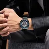 Autres appareils portables Famous Brand 3D Bull Head Mens Automatic Mechanical Watch Hollow imperméable Fashion Business Men Regardez les mains lumineuses X0821