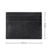 Filing Supplies Card Holder Women Man Turn fur Luxury Artificial Leather Slim Wallet Small Thin Package 230818