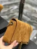 10A Najwyższej jakości Kate Matte Skórzak Womek Tassel Crossbody Bag 1: 1 Lustra Klasyczna torba Flip Luksus Kompletny zestaw akcesoriów i pudełek