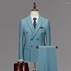 Men's Suits Custom Made Groom Wedding Dress Blazer Pants Business High-end Classic Trousers SA08-92599