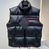 Heren down vesten ontwerper mouwloze jas winter mode warme dames vest jas topkwaliteit down jas zwart maat s-xl297p