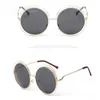 Sunglasses 5/10/20PCS Round Oversized Sunglasses Women Luxury Brand Metal Vintage Big Frame Sun Glasses Lady Cool Retro Eyewear 230818