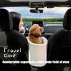 Outros suprimentos para animais de estimação Transportadores de cães portáteis Bed Car Seat de controle central Controle não -lip de gato Travel Safety Armast Booster Kennel para pequeno transporte HKD230821
