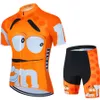 Cycling Jersey Sets Cartoon Cycling jersey Sets Men Cycling Clothing Summer Short Sleeve MTB Bike Suit Road Racing Bicycle Breathable Riding Clothes 230821