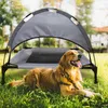 Other Pet Supplies Outdoor Elevated Dog Bed Foldable Raised Pet Cot With Removable Canopy Shade Tent Breathable Dog Bed Carrying Bag For Camping HKD230821