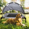 Autres fournitures pour animaux de compagnie Lit pour chien en plein air Lit pour chien surélevé pliable avec auvent amovible Tente d'ombrage pour chiens portable Camping Respirant Lit pour animal de compagnie détachable HKD230821