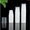 5 ml 10 ml Blanc Airless Lotion Pompe Bouteille Mini Échantillon et Test Conteneur Emballage Cosmétique SN834goods Fgibm