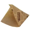 Emballage de cuisson Emballage alimentaire Sac en papier sulfurisé Sandwich Beignet Emballage de pain Hamburger Sac en papier Accessoire de cuisine Emballage à emporter Journal Triangle Sac d'emballage