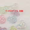 Plastique acrylique Lucite Cordial Design 100 pièces 27*32MM composants de bijoux/perle acrylique/effet aurore lumineuse/forme de souris/perles de bricolage/fabriqué à la main 230820