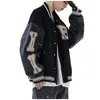 Herrjackor Spring och Autumn Coat Men's Jacket Baseball Suit Trend stilig First Senior High School Coat Plus Size Baseball Sports Jacket 230818