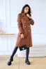Дизайнерская женская шерстяная смеси длинные пальто Loro Piana Дваворушеное кашемировое пальто осень осень новая верхняя одежда