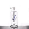 Färgglada mini 10mm kvinnliga vatten dabbar riggar bong pyrex med glas oljebrännare skål inner blommaplah med silikonslang