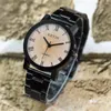 Wristwatches 100pcs/lot Kevin-2068-1 Round Pointer Black Alloy Watch Wrap Quartz Couple Good Quality Original Lover's Wholesale