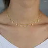 Chains 5 Pieces Piecespromotion Cz Star Charm Choker Necklace Gold Silver Color 2023 Wholesale Trendy Women Jewelry