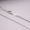 Chains Real Platinum 950 Necklace Women's Female 1.1mmW Wheat Chain 18inch Neckalce Jewelry