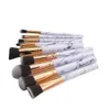 Makeup Brushes 10 Marbled Makeup Brushes Kit Set Makeup Make-up Brushes Tool Beauty Cosmetics Makeup Make Up Brush Sets Mini Brushes For Makeup HKD230821