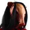 Party Masks Halloween Scary Saw Pig Head Mask Cosplay Party Horrible Animal Masks Horror Adult Costume Fancy Dress Accessories 230820