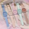 Zegarek na rękę letnie kolory oglądają kobiety marki kwarcowe zegarki pu skórzane luksusowy prosty zegar ze zegar na rękę modę i swobodne