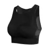 2023New Yoga Outfit Sports BH For Women Gym utan snabb torkning av stötsäker plus -storlek BRALETTE Fitness Mesh Run Underwear Crop Top Original