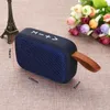 Haut-parleurs portables Haut-parleur en tissu Bluetooth Connexion sans fil Portable Sports de plein air Audio Stéréo Support Tf Card Téléphone mobile Universal 230818