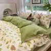 Bettwäsche -Sets Bettwäsche Set Duvet Cover Decke Bettlaken Luxus Nordic Cover für Bett ... Plus Größe Koreanischer Stil