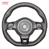 Yuji-hong auto stuurwielafdekkingen voor VW Golf 6 GTI MK6 VW Polo GTI Scirocco R Passat CC R-Line 2010 Artificial Leather194P