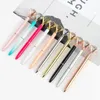 Großhandel Big Diamond Crystal Pen Edelpunkt Stifte Ring Hochzeit Metallkugel Kawaii Magical Pen Fashion School Office Supplies