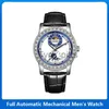 Outros dispositivos vestíveis 2023 Top Brand Luxury Men Automatic Mechanical Watches Mechanical Fase Display Fashion Watch Trend Man Wristwatch RELOJ HOMBRE X0821