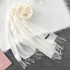 SCARPE FASCIE SOLID SCARF DONNE CASSHMERE SOFT inverno inverno HIJAB Scialch a fascia lunghe fascia da donna Bandana Foulard Echarpe 230821