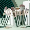 Makeup Borstes 14st Makeup Brush Set Powder Professional Foundation Blusher Blandning Eye Shadow Powder Beauty Moft Brestles Makeup Brushes Set HKD230821