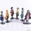 Actie Speelgoedfiguren Demon Slayer pop Tanjirou Actiefiguren Model Speelgoed Zenitsu Beeldje Figura