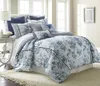 Zestawy pościeli | Farmhouse 8piece Floral Comber Set Queen 230818