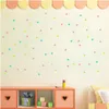 Wandstickers grotere 3D -sterren gloeien in het donkere 3,8 cm Luminous Fluorescent voor kinderen babykamer slaapkamer plafond huis decor drop levering dhfou