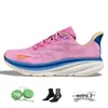 Hoka One Bondi r Shoes Women Mens Hokas Clifton R 9 Running Sports Shoe Triple White Cyclamen Sweet Lilac Free People Trainersメッシュテニストレーナー623ess