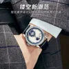 Outros dispositivos vestíveis 2023 Top Brand Luxury Men Automatic Mechanical Watches Mechanical Fase Display Fashion Watch Trend Man Wristwatch RELOJ HOMBRE X0821