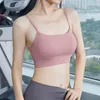 Yoga kıyafeti 2023 Fitness giyim spor salonu sütyen nefes alabilen koşu mahsul üst kadınlar seksi u şekil sırt spor yastıklı push yukarılı kadın