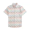 New Fashion Silk Hawaiian Shirt Chemise Homme Beach Shirts Herrendesigner Bowling Shirt Casual Shirts Männer Sommer Bluse Short298e