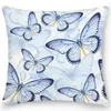 Подушка цветочный полиэфирный квадратный диван диван бабочка для дома