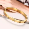 bijoux 4mm bracelet design pour les femmes haut de gamme amour vis bracelets mode de luxe bracelet titane acier diamant bracelet designer bijoux cadeaux bracelet charme