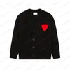 Модный парижский дизайнерский мужской свитер amis de Coeur Macaron Love, жаккардовый кардиган, свитер для мужчин и женщин